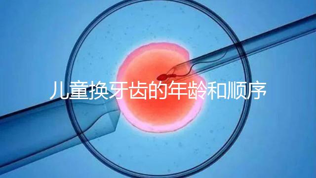 兒童換牙齒的年齡和順序是這樣的，附對照表圖片參考