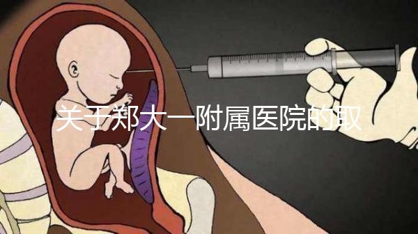 關于鄭大一附屬醫院的取卵流程和住院情況，試管媽媽請收好