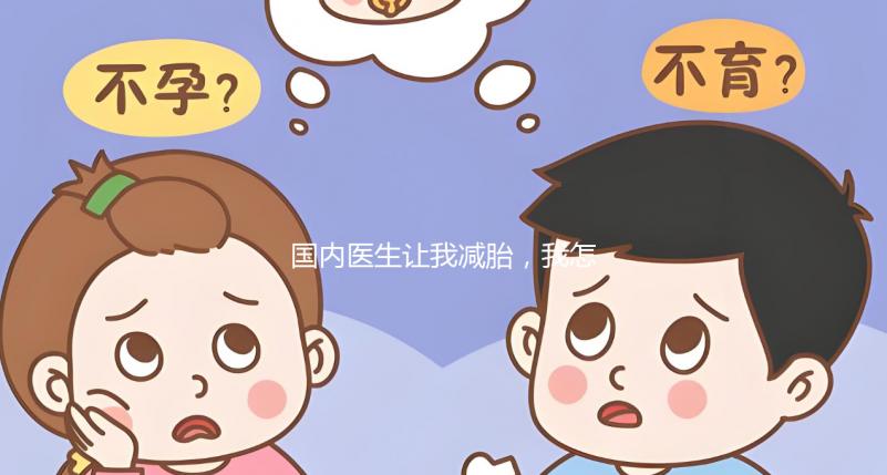 國內醫生讓我減胎,我怎么能一次生兩個孩子呢?