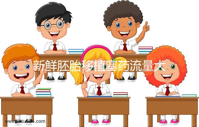 新鮮胚胎移植塞藥流量大量透明水分析異常，影響著床