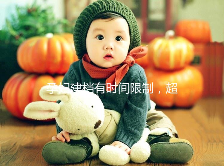 孕婦建檔有時間限制，超過這個周數對胎兒發育不好