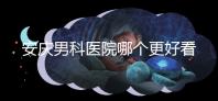 安慶男科醫院哪個更好看這個，附2024年宜秀正規機構費用